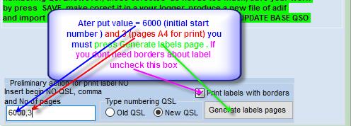 Press Generate labels page<br>
If you dont need borders about labels uncheck this small box 